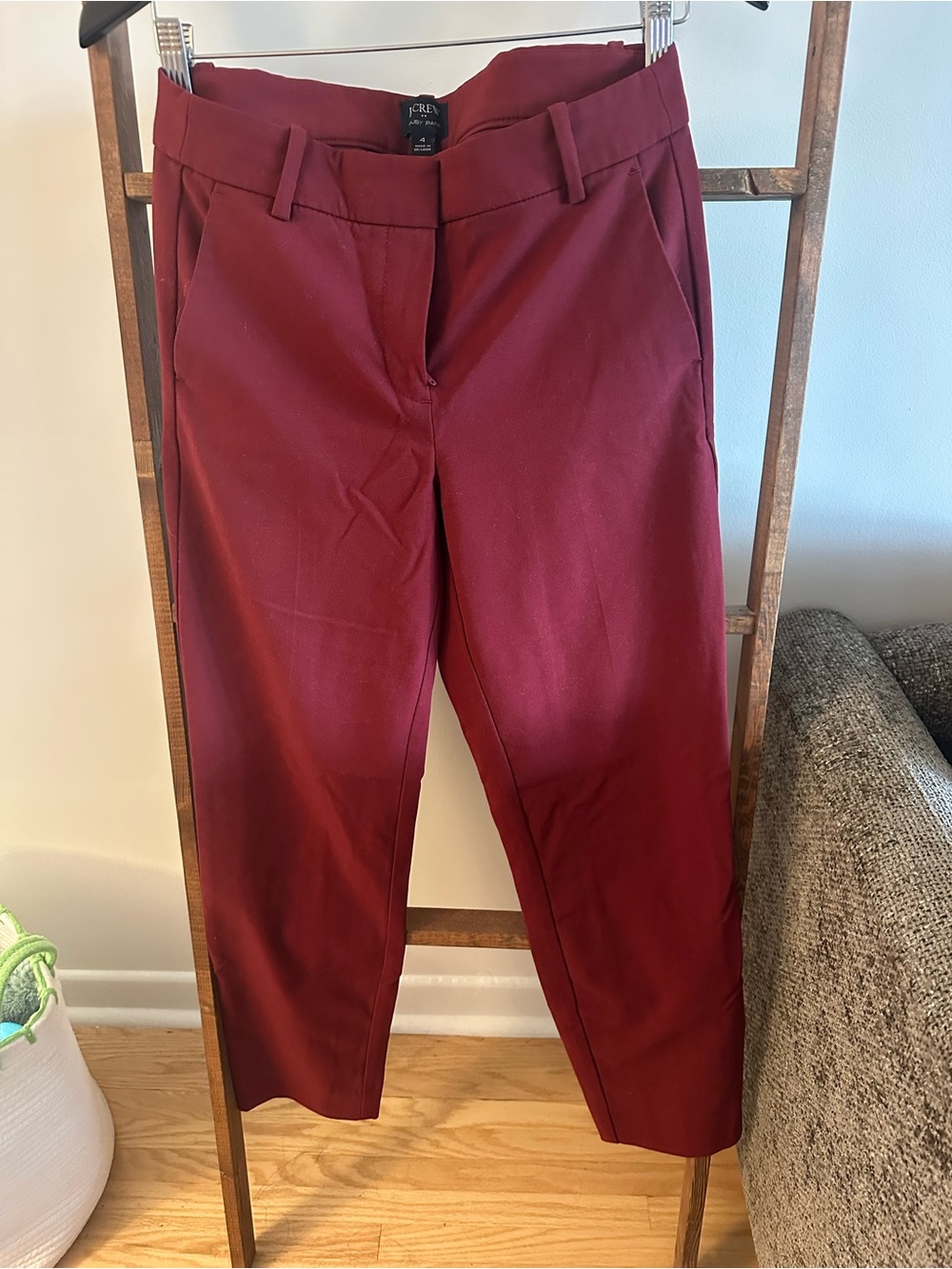 J.Crew Ruby Red Women's Pants